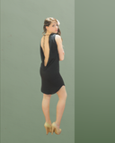 So Shy - Backless Sheath Dress