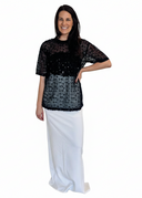 Floor Length High Waisted Skirt