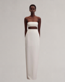 Elara Floor Length High Waisted Skirt