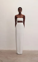 Floor Length High Waisted Skirt