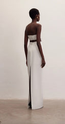 Floor Length High Waisted Skirt